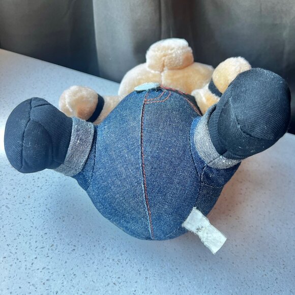 Harley-Davidson Plush Hog Pig Toy Wearing Leather Cap - Picture 4 of 12